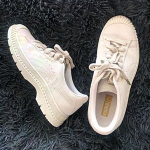 Limited Edition Cream Puma Sneakers